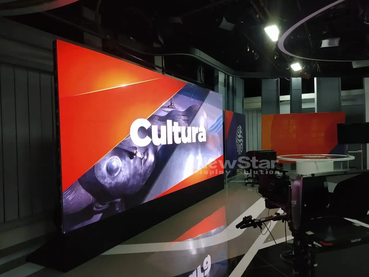 Digital Wallpaper for TV studio