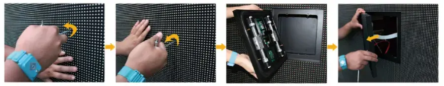 FN480 Outdoor Front Service LED Display