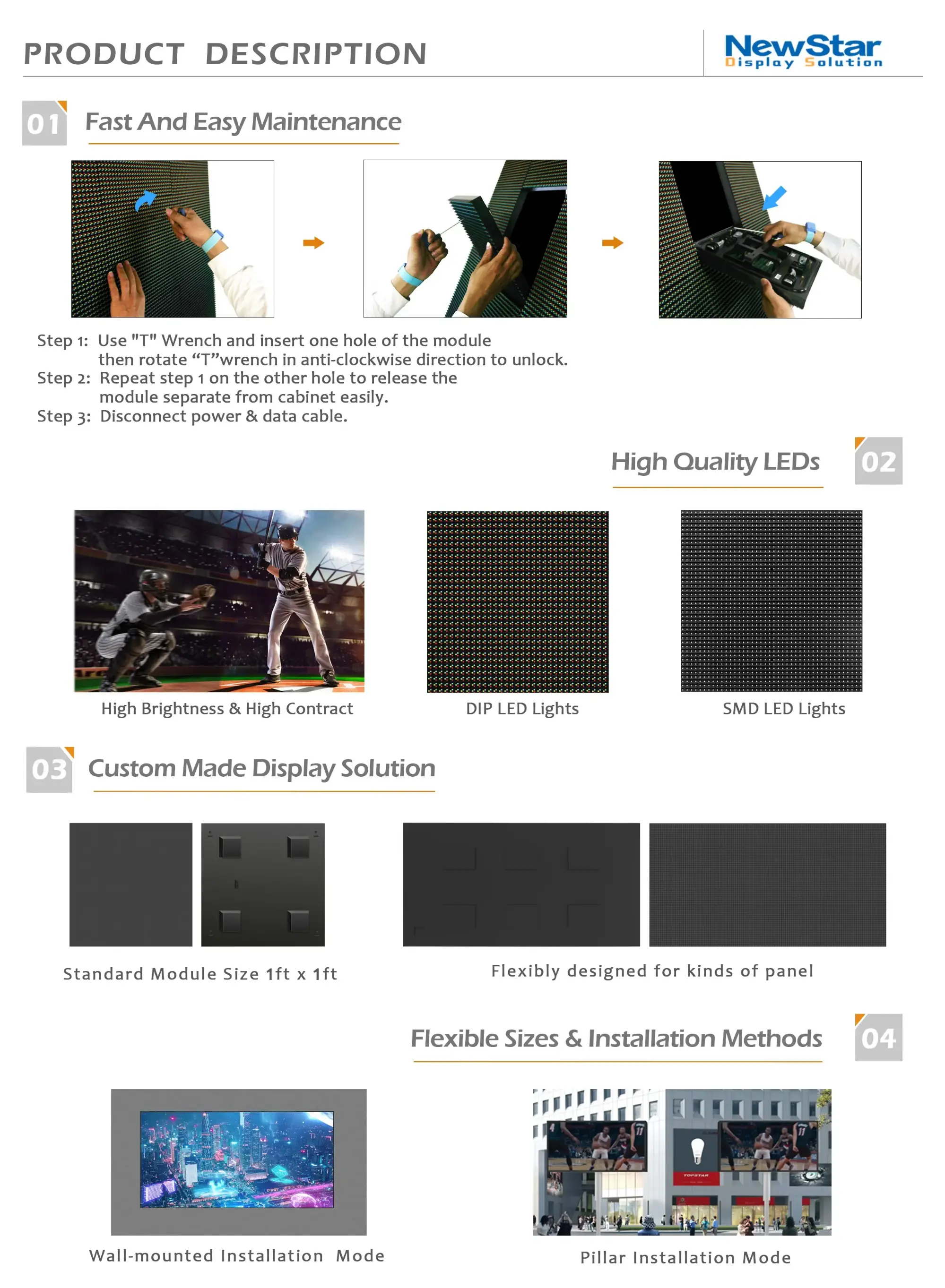 P16.9 outdoor led sign
