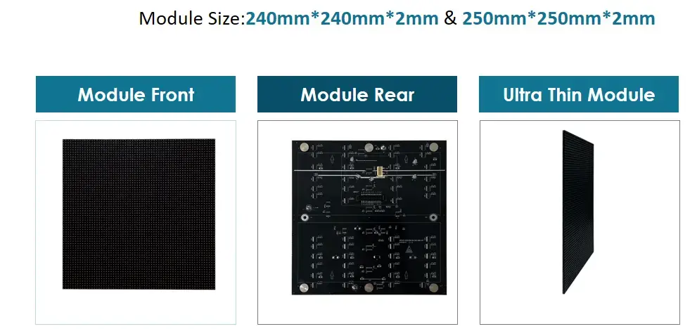 Indoor Front Service LED Display Newstar Thin T261