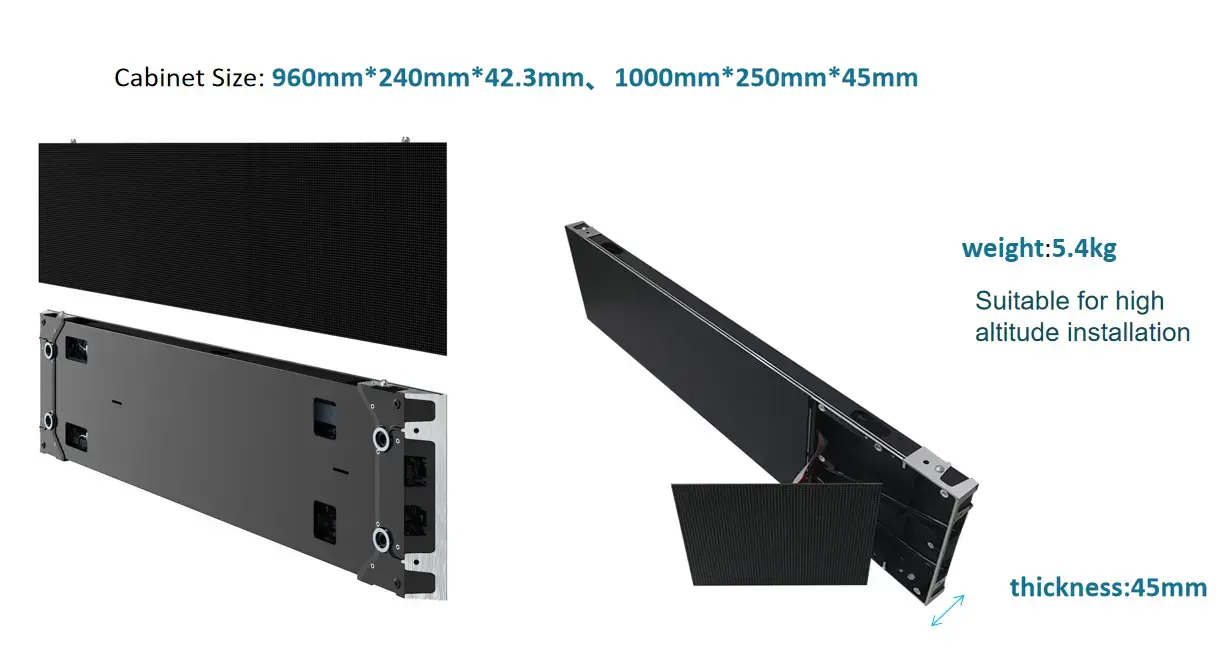 Indoor Front Service LED Display Newstar Thin T261