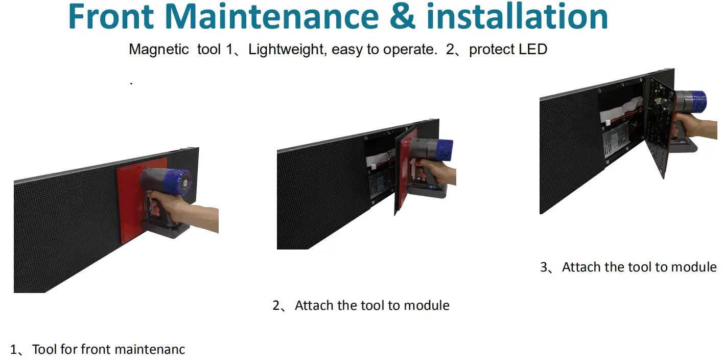 Indoor Front Service LED Display Newstar Thin T261