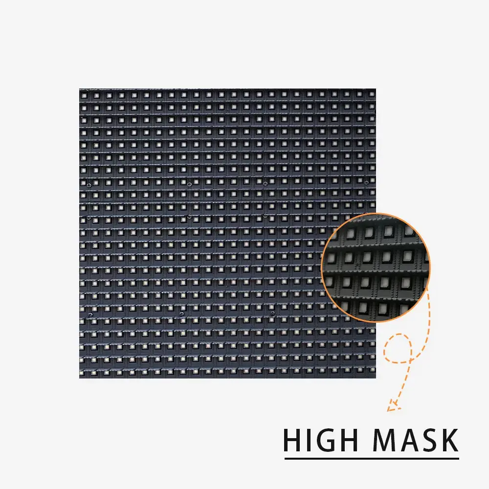 p6.67 black led